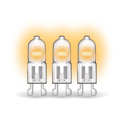 Xanlite - Lot de 3 ampoules halogènes culot G9, 410 Lumens, 30W, 2700 Kelvins, Blanc chaud Dimmable - PACK3HG930W