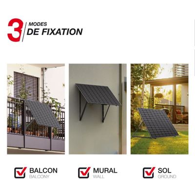 Xanlite - Panneau solaire Kit Advanced 500W, IP67, Onduleur WIFI, Câble 3m - ENKADVANC500W