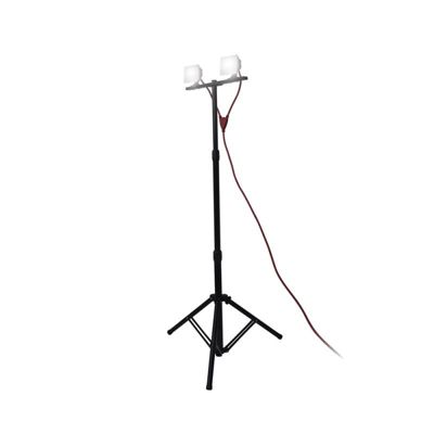 Xanlite - Projecteur de Chantier LED sur Pied, Filaire, x2 Projecteurs 20 W, 2800 Lumens - PR20W2T