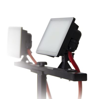 Xanlite - Projecteur de Chantier LED sur Pied, Filaire, x2 Projecteurs 20 W, 2800 Lumens - PR20W2T