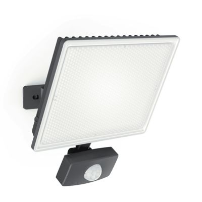 Xanlite - Projecteur LED Mural Noir, Détecteur de Mouvement, 50 W, 4200 Lumens - PR50WMD