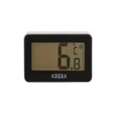 Xavax 00185853 Thermomètre numérique pour réfrigérateur et congélateur, affichage large.