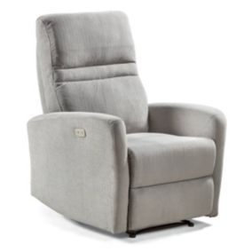 YANGAS - Fauteuil Relax Electrique Tissu Gris Clair