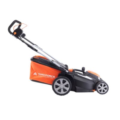 Yard Force - Tondeuse à Gazon Rotative Sans Fil 37cm, avec double batterie Lithium-Ion 2x20V et Chargeur Rapide - LM C37