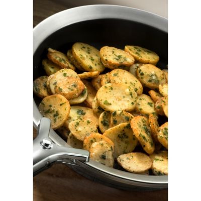 Ycône - Poêle 28cm inox revêtement Greblon C3