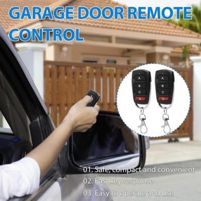 Yuanhao 4x Télécommande universelle pour portail 433 MHz - clonage de télécommande de porte de garage