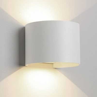Yuanhao Applique murale LED d'intérieur 10 W, applique murale extérieure étanche IP65, applique murale moderne en aluminium réglab