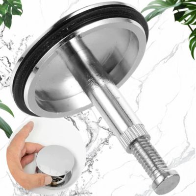 Yuanhao Bouchon de baignoire universel - diamètre 43 mm - hauteur réglable 46 mm-62 mm - chromé