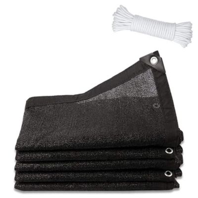 Yuanhao Filet d'ombrage avec œillets - 4M x 5M - filet en maille résistant aux UV à - Avec corde de 4 m