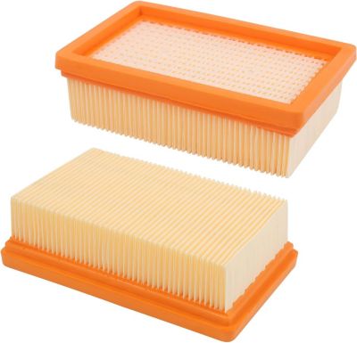 Yuanhao Filtre aspirateur Aspirateur pour Karcher WD5 WD4 MV4 MV5 - Filtres Plissés Plats