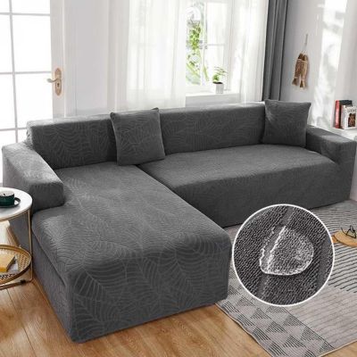 Yuanhao Housse de canapé grise Housse de canapé extensible imperméable, Pour 1 personne