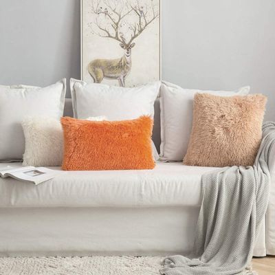 Housse De Coussin Décorative 30x50 Cm (lot De 2) - Velours, Imprimé Double Face, Imperméable, Pour Canapé, Jardin, Terrasse - 8