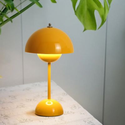 Yuanhao Lampe de table nordique danoise en forme de bourgeon de fleur, salle de mariage, chambre à coucher, décoration de bureau,