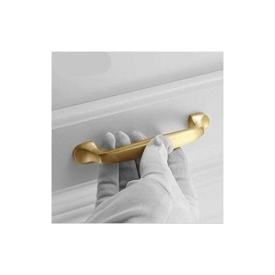 Yuanhao Lot de 10 poignées de placard dorées de 128 mm - Poignées de meuble pour porte de placard de cuisine