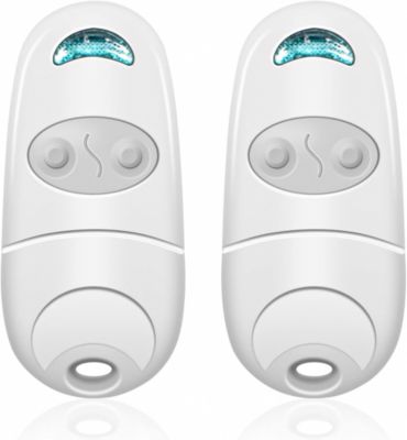 Yuanhao Lot de 2 télécommandes TOP432NA - télécommande de portail - émetteur de clé pour garage