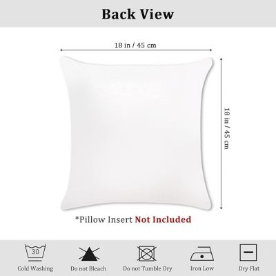 Yuanhao Lot de 4 Housses de Coussin de Noël 45x45cm Sapin de Noël Rose Squ