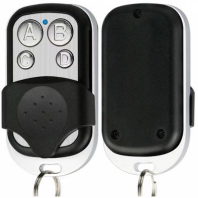 Yuanhao Télécommande porte-clés en aluminium - télécommandes clones 433 MHz - clonage à 4 boutons