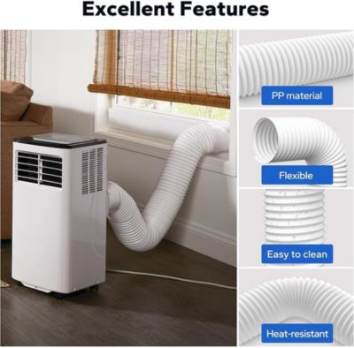 Yuanhao Tuyau d'échappement de climatisation - Dimension extérieure diamètre 130mm - 3 mètre - Tuyau de vidange climatiseur mobile