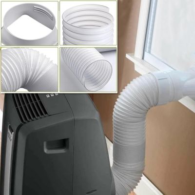 Yuanhao Tuyau d'échappement de climatisation - Dimension extérieure diamètre 130mm - 3 mètre - Tuyau de vidange climatiseur mobile