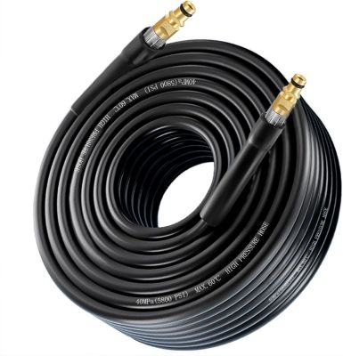 Yuanhao Tuyau de nettoyage haute pression - Tuyaux de rechange de 6 m - pour nettoyeur haute pression Karcher K2, K3, K4, K5, K6,