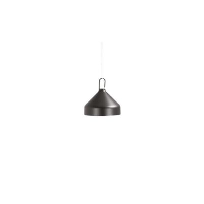 Zafferano AMELIE Lampe à suspension LED noire rechargeable et dimmable