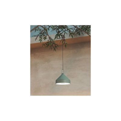 Zafferano AMELIE Lampe à suspension LED noire rechargeable et dimmable