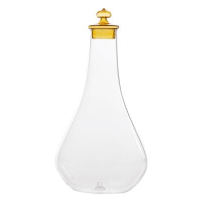 Zafferano Bouteille Collection Pirolo En Verre Borosilicaté Soufflé À La Main Couleur Ambre