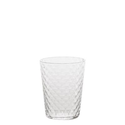 Zafferano Lot De 4 Verres Tumbler Veneziano Mixology En Verre Sonore Supérieur Transparent 33 Cl, Design Élégant Soufflé À La