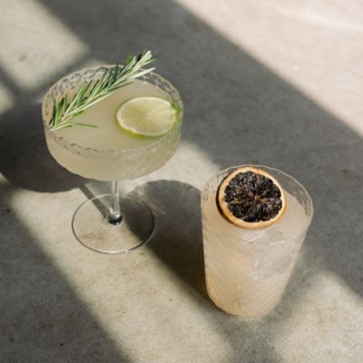 Zafferano Lot De 4 Verres Tumbler Veneziano Mixology En Verre Sonore Supérieur Transparent 33 Cl, Design Élégant Soufflé À La