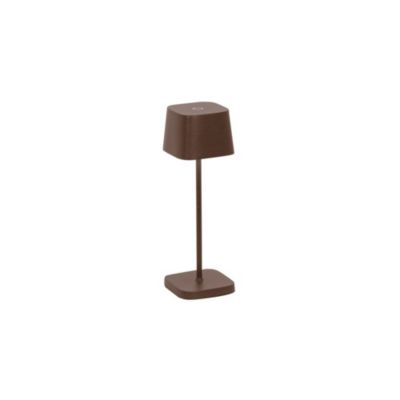 Zafferano OFELIA PRO MICRO Lampe de table LED Corten rechargeable et dimmable