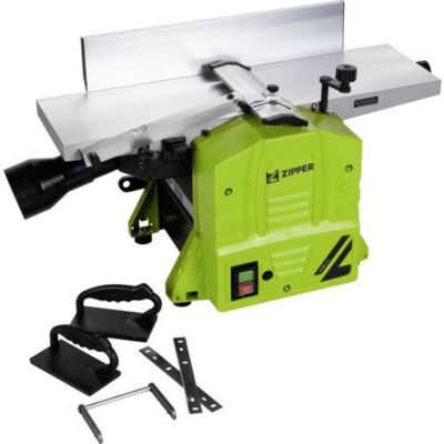 Zipper ZI-HB204N Raboteuse-dégauchisseuse 1500 W, largeur 204 mm, arbre 2 couteaux