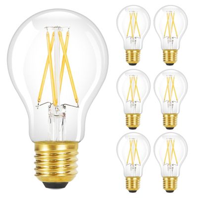 ZMH Ampoule LED A60 Vintage Edison Light Bulb 2700k Chambre à Coucher ...