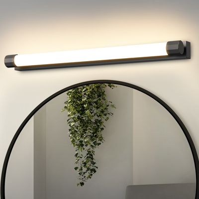 ZMH Applique LED Noir Pour Miroir De Salle De Bain 10w 3000k Ip44