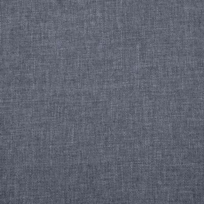 ZMH Canapé à 2 places Tissu Gris foncé