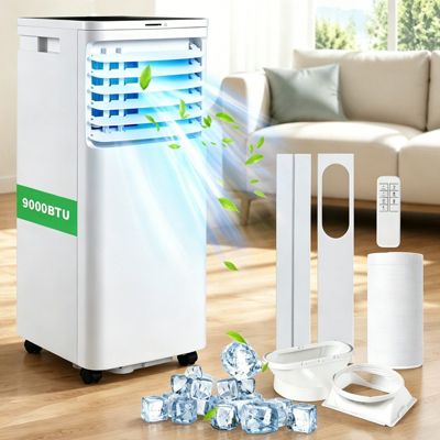 Climatiseur mobile ZMH 3-en-1 980w Refroidissement ventilation nuit silencieux 9000 BTU