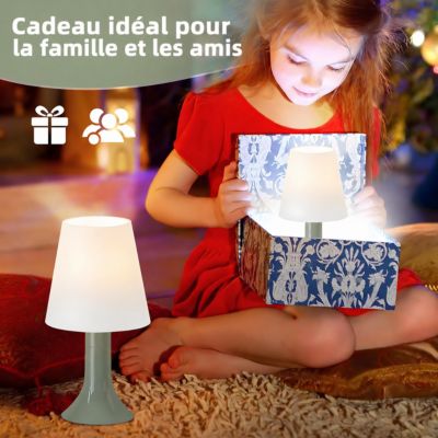 ZMH  Lampe à Poser Avec Câble - E14 Lampe De Table Lot De 2 Petite Lampe De Salon Table De Chevet