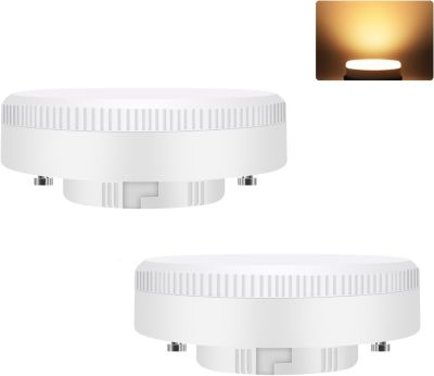 ZMH Lot De 2 LED Ampoules Gx53 ultra Plat 3000k 5 w 230v Non Dimmable Blanc