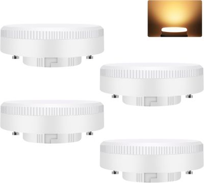 ZMH Lot De 4 LED Ampoules Gx53 ultra Plat 3000k 5 w 230v Non Dimmable Blanc