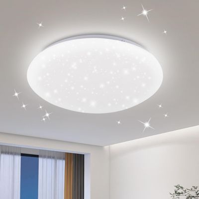 ZMH Plafonnier LED 12W Design Ciel Étoilé 25cm pour Chambre à Coucher