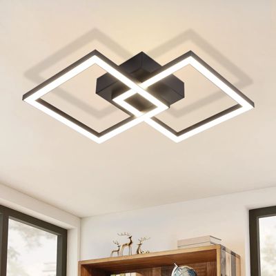 ZMH Plafonnier LED Moderne 2 Flammes 24w Pour Chambre Et Couloir