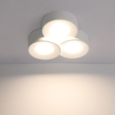 ZMH Projecteur De Plafond En Plâtre Blanc Gu10 - Luminaire Moderne Pour Cuisine Et Salon