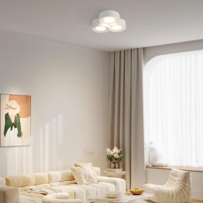 ZMH Projecteur De Plafond En Plâtre Blanc Gu10 - Luminaire Moderne Pour Cuisine Et Salon