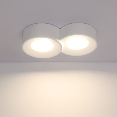 ZMH Projecteur De Plafond Moderne En Plâtre Blanc Gu10 Pour Cuisine Et Salon