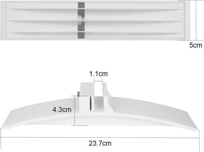 ZMH Radiateur Lot De 2 Avec Télécommande