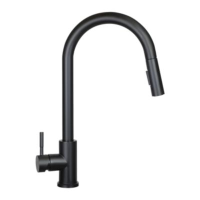 ZMH Robinet de Cuisine Noir en Acier Inoxydable avec Douche Extractible et Rotation 360 degrés