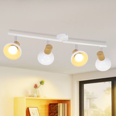 ZMH Spot De Plafond 4 Flammes Industrial E14 Plafonnier Pour Cage D'escalier Chambre à Coucher