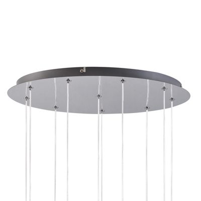 Suspension Hofstein Verre Fumé Noir - Lustre Moderne Salle à Manger - 1-3 Lumières