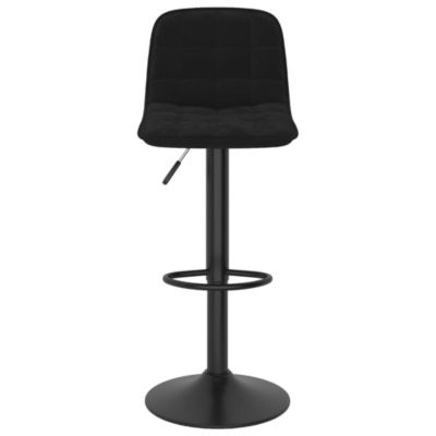 ZMH Tabourets De Bar Lot De 2 Noir Velours