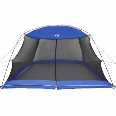 ZMH Tente Anti-Moustiques pour Camping avec Porte Bleue 5 Places Imperméable