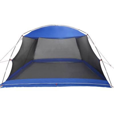 ZMH Tente Anti-Moustiques pour Camping avec Porte Bleue 5 Places Imperméable